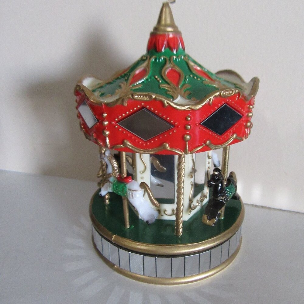 Noma Christmas Ornament Carousel 1989 as is